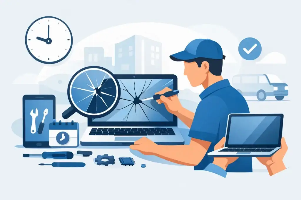 Same Day Screen Repair Laptop Service
