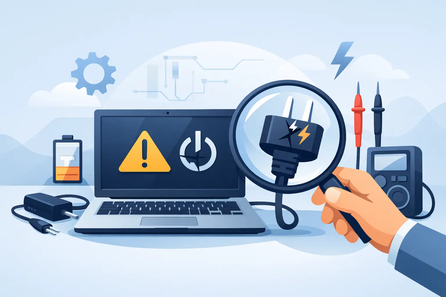 How to Diagnose Laptop Power Faults
