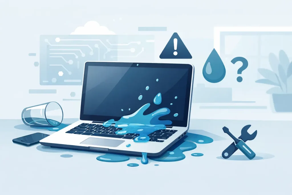 Guide to Laptop Liquid Damage and What to Do