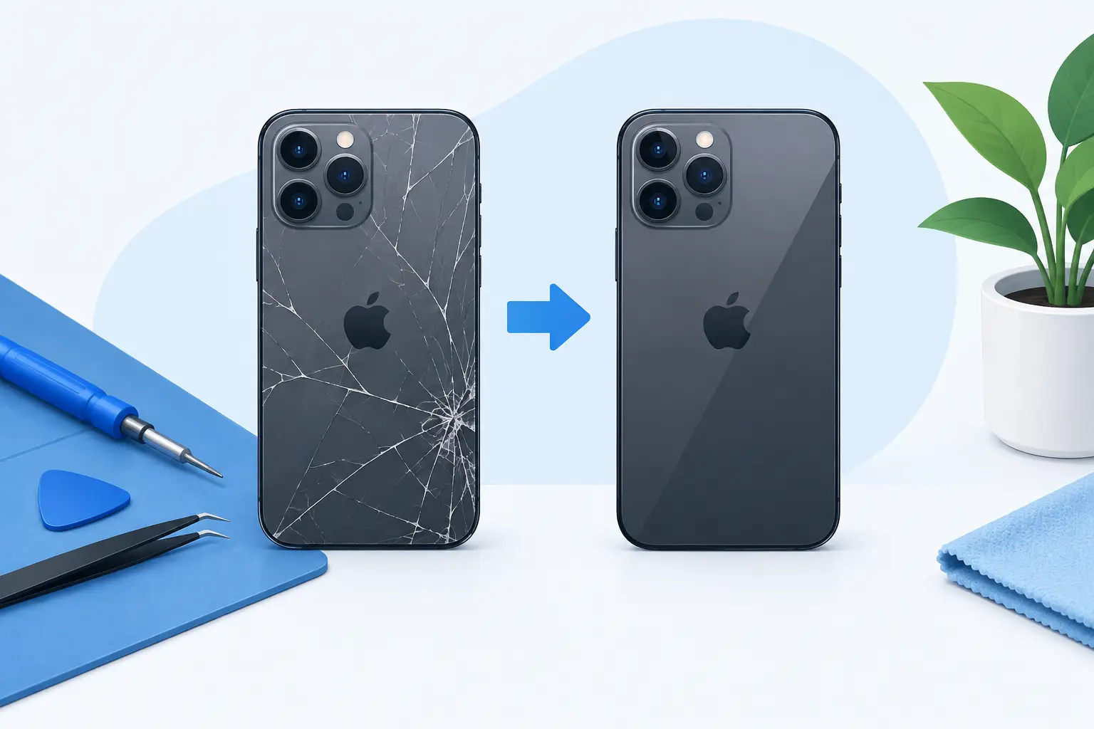 iPhone Back Glass Repair Example: What to Expect
