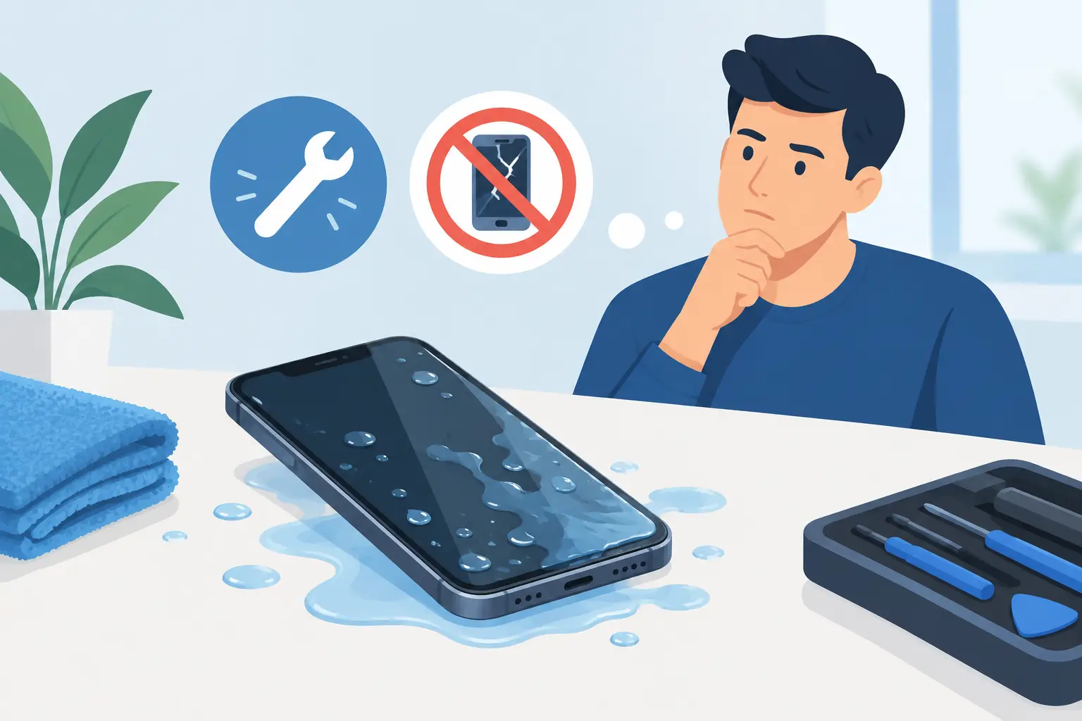 Should I Repair Water Damage to My Device?